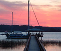 Nassau County Florida at Sunset